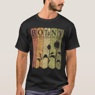 Botany Periodic Table Elements Plant Lover Botanic T-Shirt