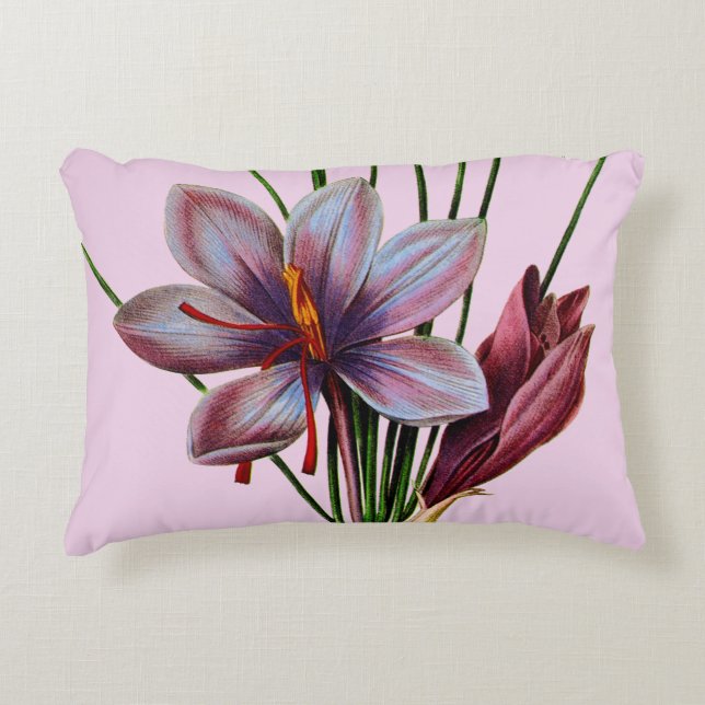 Botany: Saffron Decorative Cushion (Front)