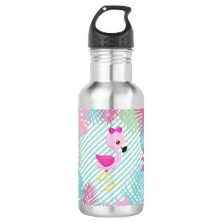 Botella de Agua Flamingo Rosa 532 Ml Water Bottle