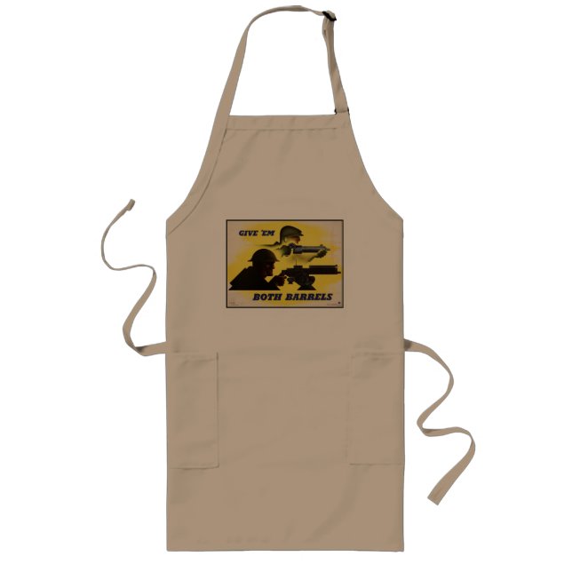 Both Barrels, Military & Industry, War Effort    Long Apron (Front)