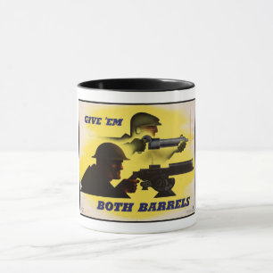 Both Barrels, Military & Industry, War Effort Mug