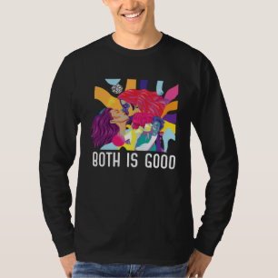 Both Is Good Bi Bisexual Rainbow Pride Bisexuality T-Shirt