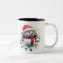 Both Side 3D Christmas | Merry Christmas Mug