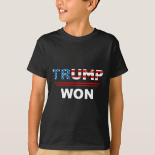 (both Side) Funny Trump Won Trump 4547th Waste Man T-Shirt