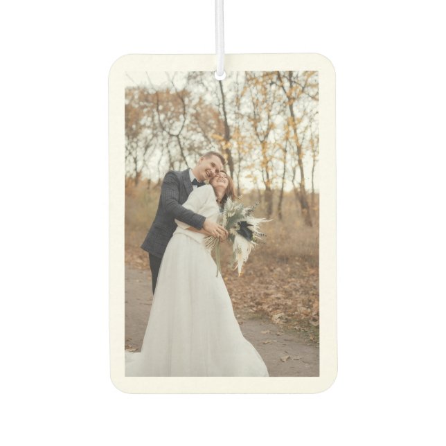 Both Sides Custom Photo Add Your Own Air Freshener (Front)