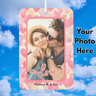 Both Sides Same Custom Photo Car Car Air Freshener