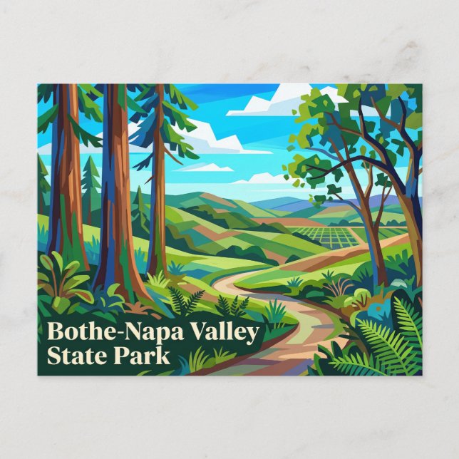 Bothe-Napa Valley State Park California Postcard (Front)