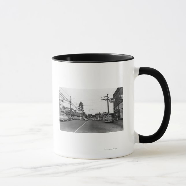 Bothell, WA - Downtown Street Scene Photograph 2 Mug (Right)