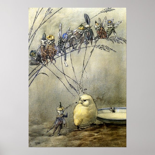 “Bother the Gnat” Blue-Tone Poster (Front)