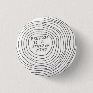 boton freedom 3 cm round badge