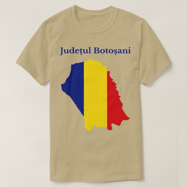 Botosani County Romania T-Shirt (Design Front)