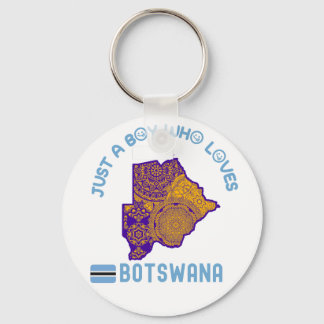 Botswana African country Key Ring