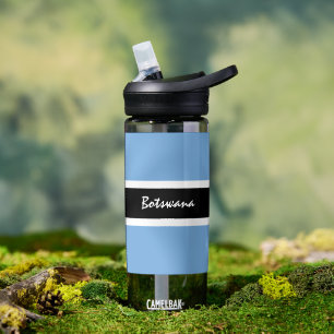 Botswana bottle, patriotic Botswana Flag Water Bottle