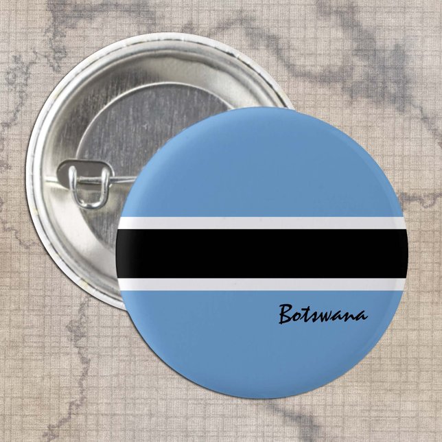 Botswana button, patriotic Botswana Flag fashion 3 Cm Round Badge (Creator Uploaded)