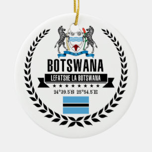 Botswana Ceramic Tree Decoration