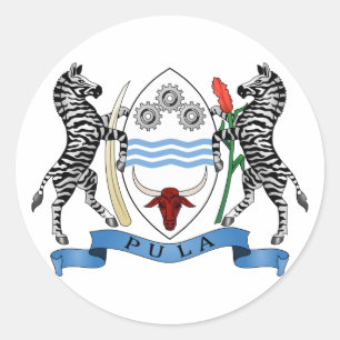 Botswana Coat of Arms Sticker