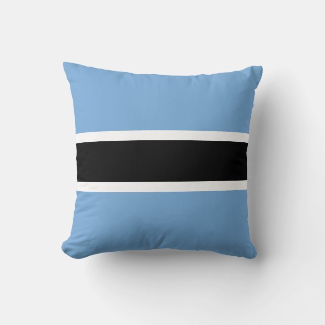 Botswana Flag Cushion (Front)