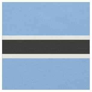 Botswana flag fabric