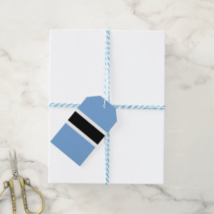 Botswana flag gift tags