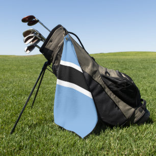Botswana flag golf towel