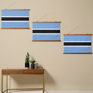 Botswana flag hanging tapestry