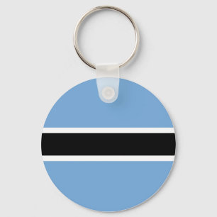Botswana Flag Key Ring