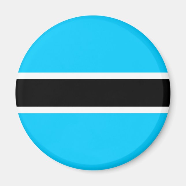 Botswana Flag Magnet (Front)