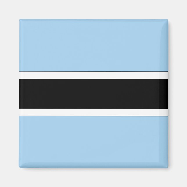 Botswana Flag Magnet (Front)