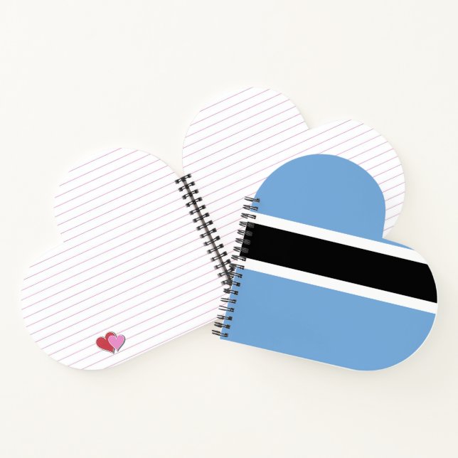 Botswana flag notebook (Inside)