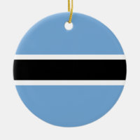 Botswana Flag Ornament