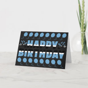 Botswana Flag Patriotic Birthday Card