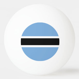 Botswana flag ping pong ball