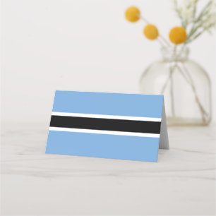Botswana flag place card