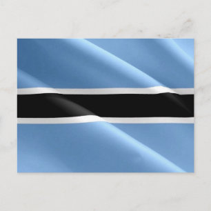Botswana - Flag - Postcard