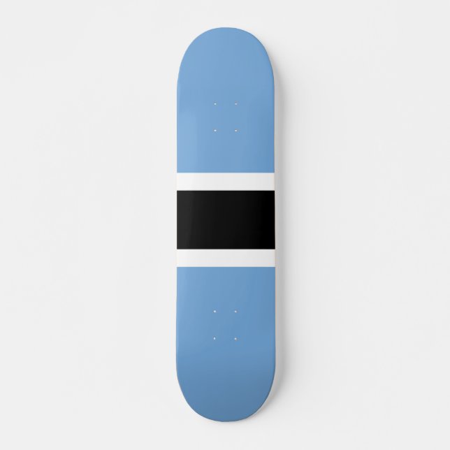 Botswana flag skateboard (Front)