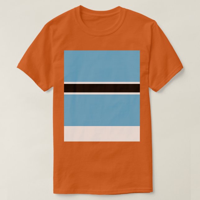 Botswana Flag T-Shirt (Design Front)