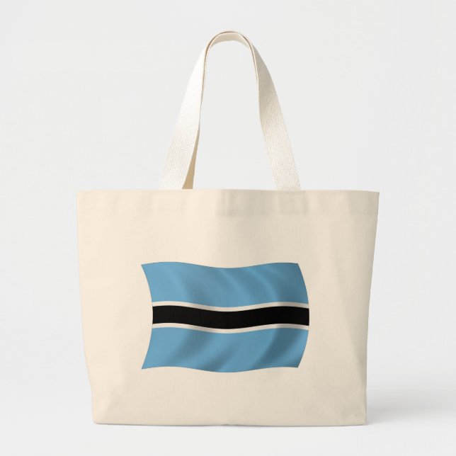 Botswana Flag Tote Bag (Front)