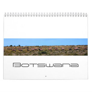 Botswana Nature Kubu Baobab Island Makgadikgadi Calendar