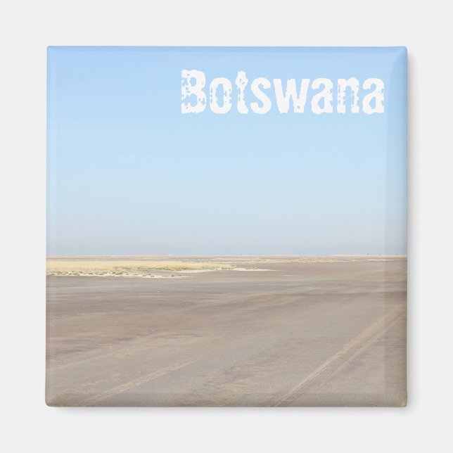 Botswana Salt Pans Savannah Savanna Nature Magnet (Front)