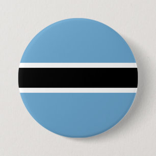 Botswanan Flag (Botswana) 7.5 Cm Round Badge