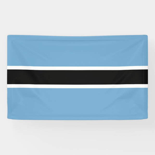 Botswanan Flag (Botswana) Banner (Horizontal)