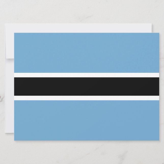 Botswanan Flag (Botswana) Card (Front)