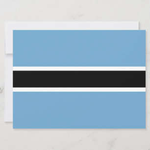 Botswanan Flag (Botswana) Card