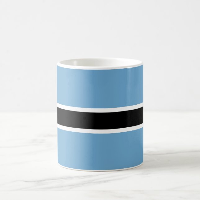 Botswanan Flag (Botswana) Coffee Mug (Center)