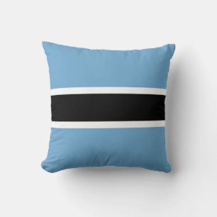 Botswanan Flag (Botswana) Cushion