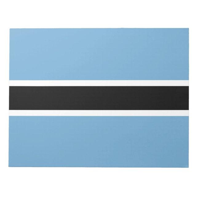 Botswanan Flag (Botswana) Notepad (Front)