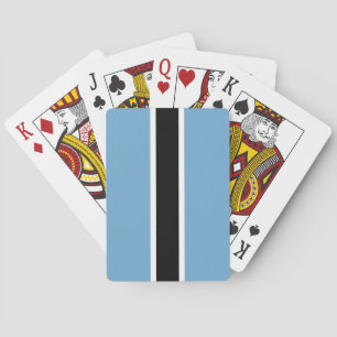Botswanan Flag (Botswana) Playing Cards
