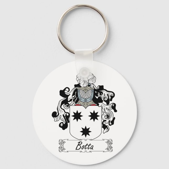 Botta Family Crest Key Ring (Front)