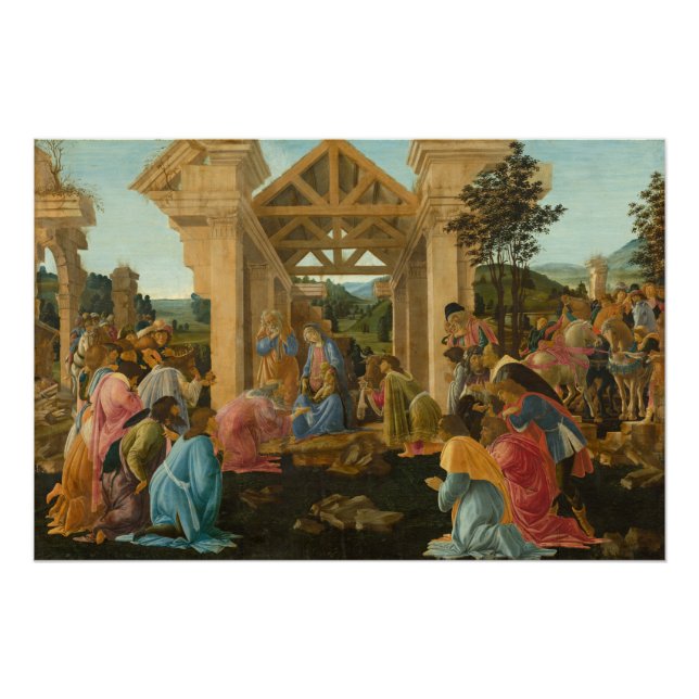Botticelli Adoration of the Magi Poster (Front)