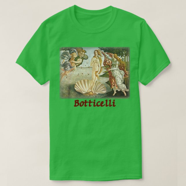 Botticelli Birth of Venus 2 T-Shirt (Design Front)